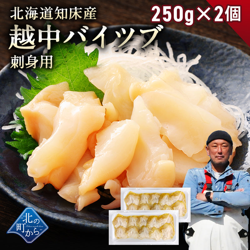 \2個まとめ買いで送料無料4,980円/ 北海道 知床産 越中バイツブ 開き 刺身用 250g~500g ツブ つぶ ツブ貝 つぶ貝 粒貝 バイツブ 生食用 生つぶ 刺身 魚介 海鮮 お取り寄せ 国産 産地直送
